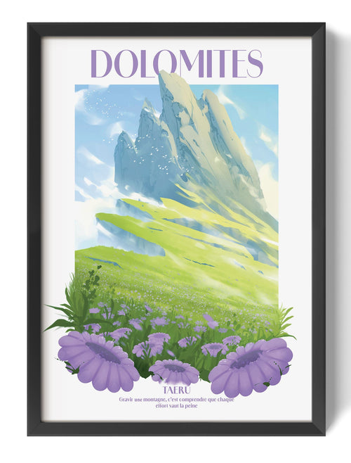 Affiche Italie – Dolomites