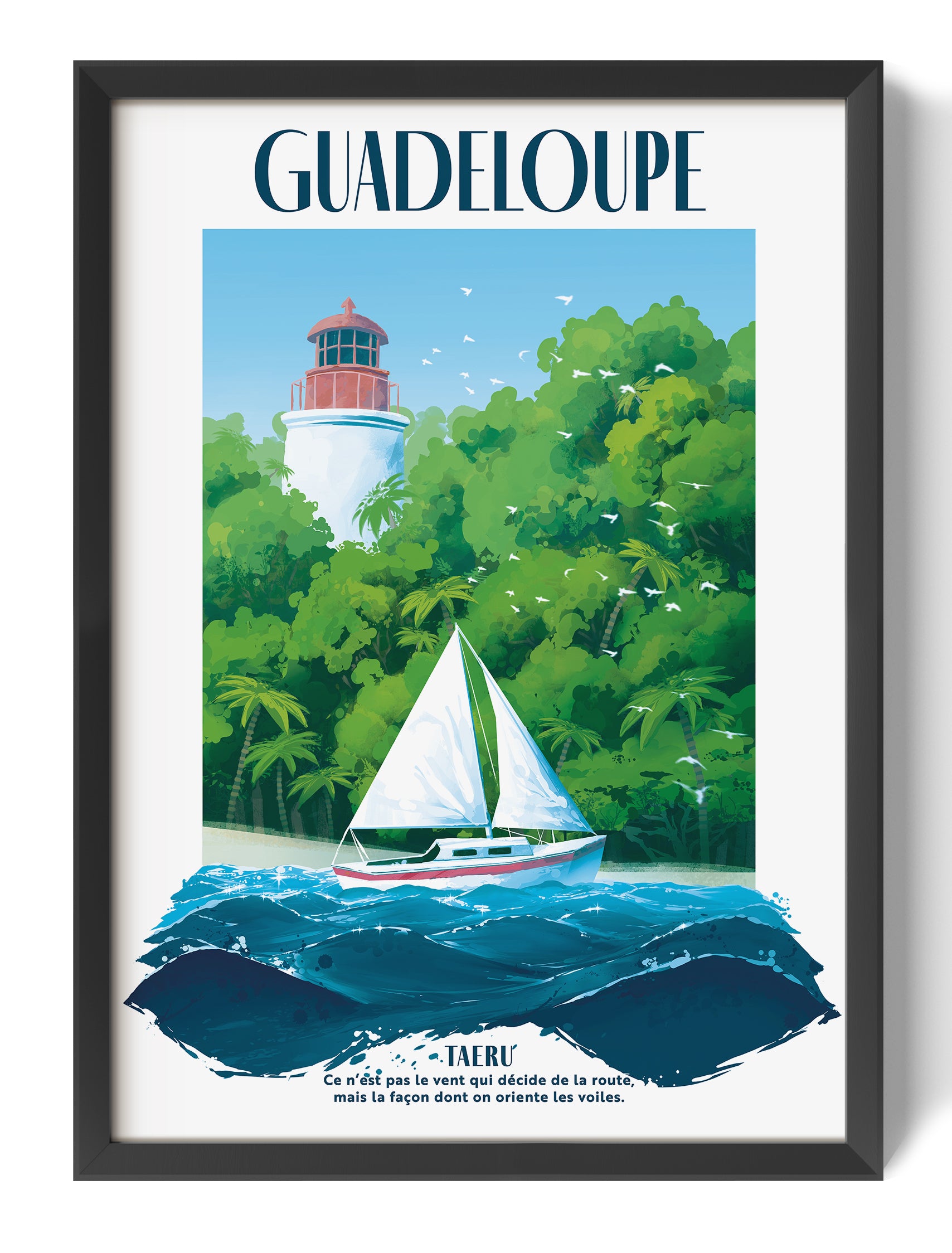 Affiche Guadeloupe – Caraïbes