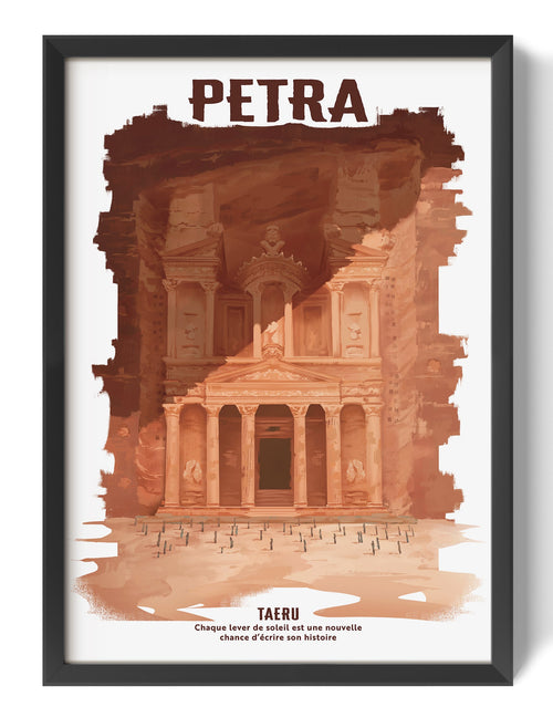 Affiche Jordanie – Petra